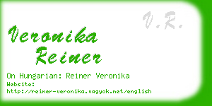 veronika reiner business card